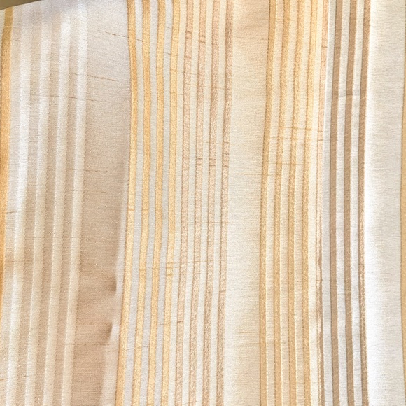 🆕 Gold Cosmo Stripe Curtain Panel 54 x 96 New in package. - Picture 7 of 16